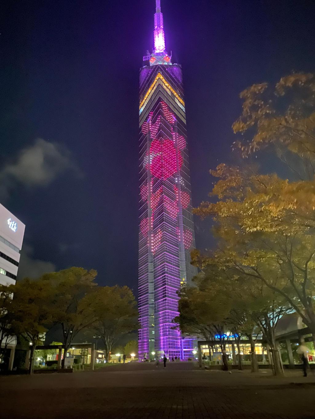福岡タワー　イルミネーション