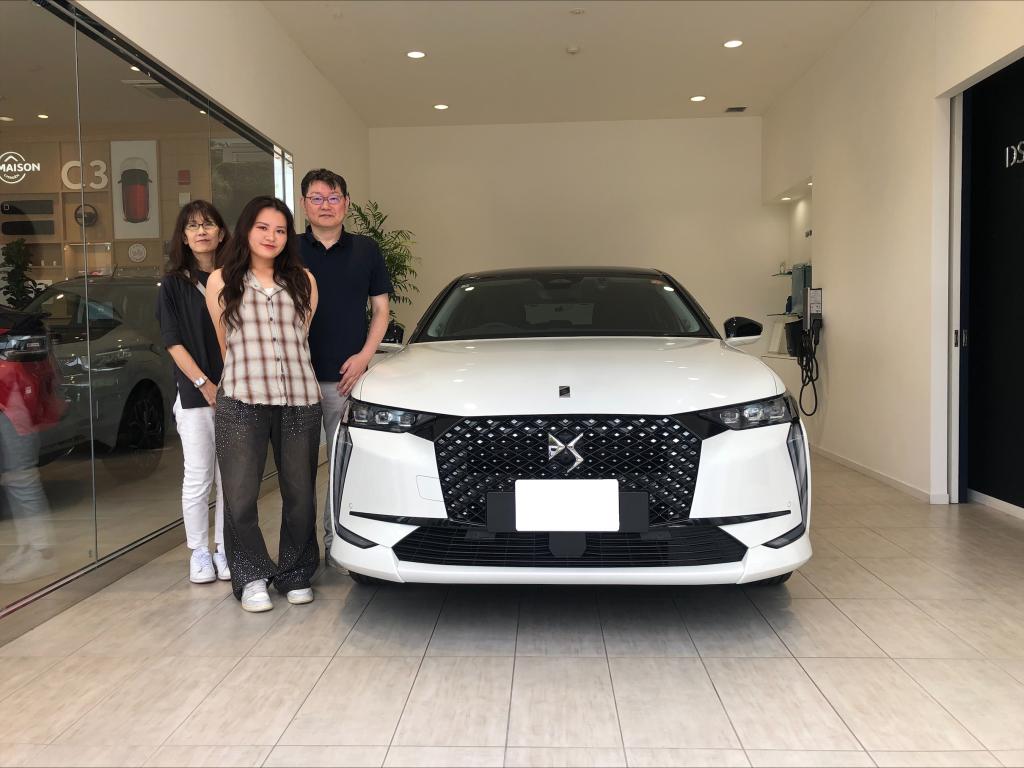 DS4 Champs Élysées BlueHDi　納車式